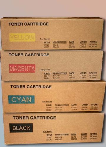 Toner cartridge full set CMYK compatible Ricoh Gestetner Savin Lanier Infotec