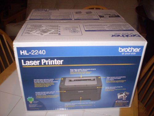 Brand New Brother HL 2240 Monochrome Laser Printer Sealed in Original Box
