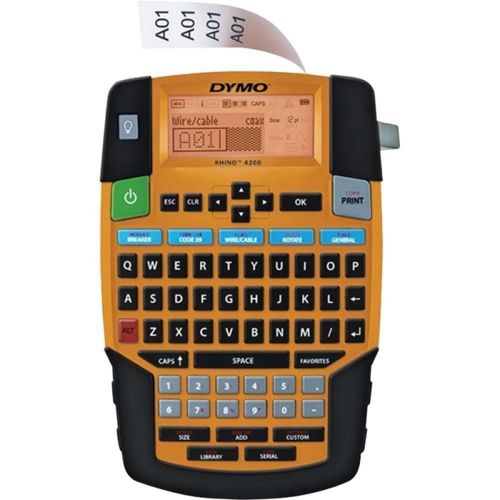 Dymo 1801611 Label Maker Rhino 4200 Barcode For Security and Pro A/V