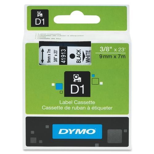 Dymo tape 38 black on white 41913 for sale