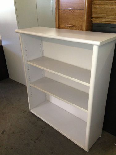 ***metal bookcase w/ laminate top 47&#034;h*** for sale
