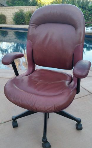 Herman Miller &#034;EQUA 2&#034; Executive Office Chair Leather w/ High back