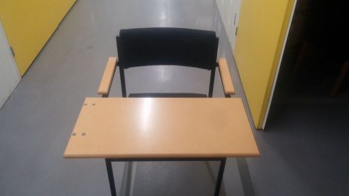 Chair with drop down desk