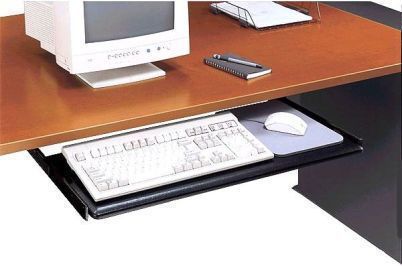 New Bush AC99808 Universal Keyboard Shelf Black