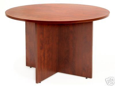 *** 48&#034; ROUND CONFERENCE TABLE in LAMINATE - NEW ***