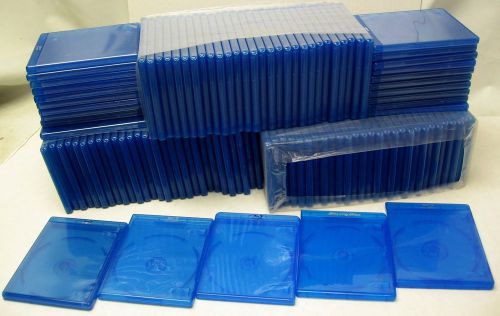 100x BluRay DVD Replacement Cases Various Styles Some New Some Scuffed Mixed Lot