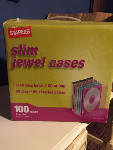 Slim Jewel Cases CD/DVD
