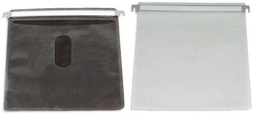 200-pak =black &amp; white= double-sided hanging refill sleeves for cd/dvd dj cases! for sale