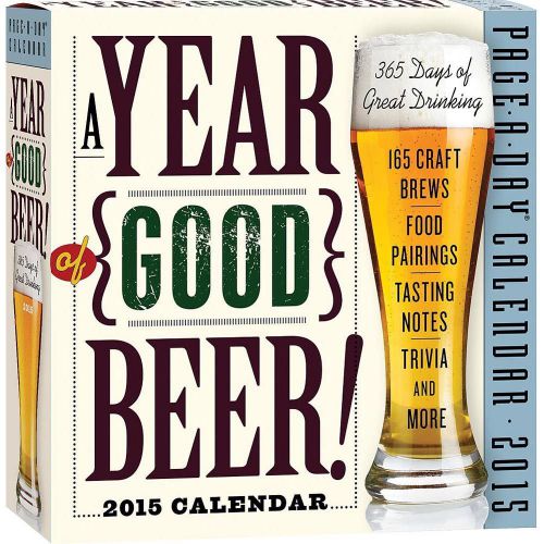 A Year of Good Beer 2015 Desk Calendar Page A Day Free Shipping New