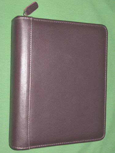 Classic ~ 1.5&#034; ~ top-grain leather franklin covey planner organizer binder 5572 for sale