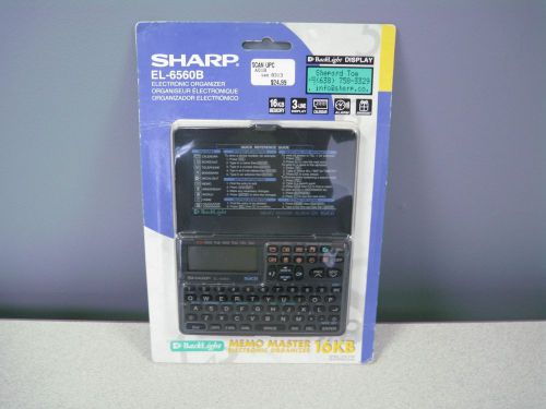 Sharp EL-6560B Electronic Memo Master 16KB Organizer