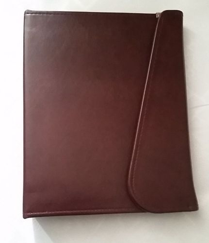 NWOB Mead Cambridge 9 1/ 2 x 7 1/2 3-Ring Trapper Portfolio Notebook Organizer