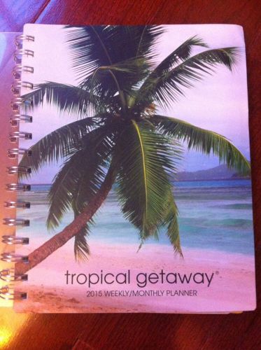 MEAD 2015 Day Dream Monthly/Weekly/Daily Planner Organizer /Tropical Getaway