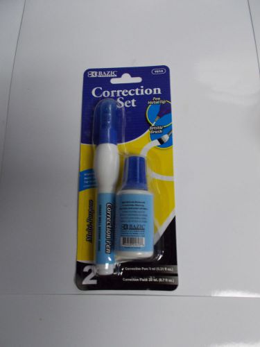 Five (5) packs of Correction sets. Correction pen and correction fluid in ea set