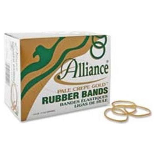 Alliance Rubber Pale Crepe Gold Rubber Band - Size: #117b - 7&#034; Length (all21409)