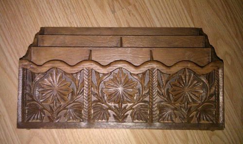 Vintage Desk Organizer from Lerner Faux Wood 1970&#039;s Great Looking!