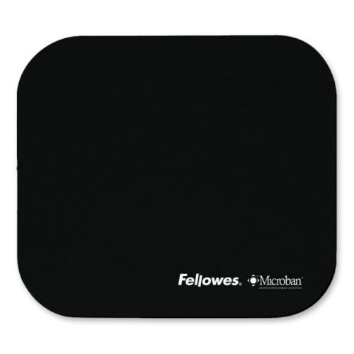 Fellowes 5933901 microban black mousepad for sale