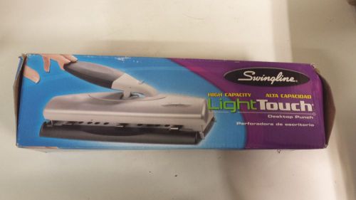 Swingline lighttouch high capacity desktop punch 2-3 holes 20 sheets for sale