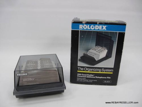 Rolodex S-310C The Organizing System 250 Card Petite Address/Telephone NEW NOS