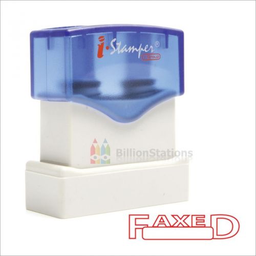 High Quality!!! RUBBER STAMP SELF-INKING &#034;FAXED&#034;