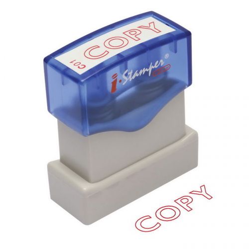 New pre-inked stamper &#034;copy&#034; i-stamper c01 - red for office /stemp rubber for sale