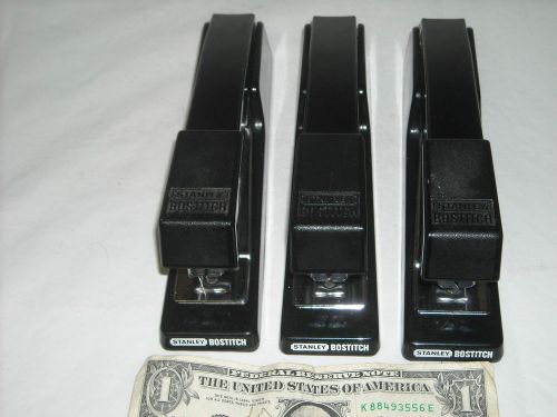 3 nice Stanley Bostich B440 staplers from closed law office