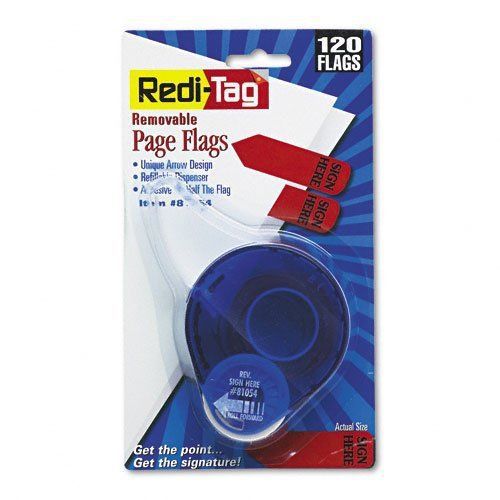 Redi-tag sign here reversible message tags - removable, self-adhesive (rtg81054) for sale