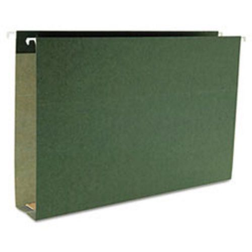 10 NEW SMEAD HANGING FOLDERS WITH DIVIDER 1/5 TAB STANDARD GREEN #65100