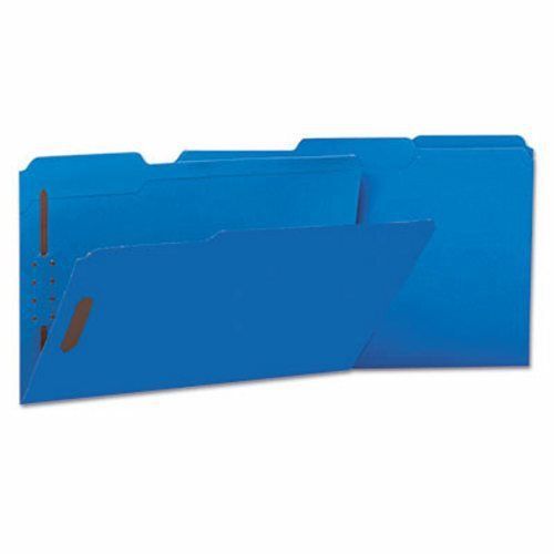 Universal manila folders, 2 fasteners, 1/3 tab, legal, blue, 50/bx (unv13525) for sale