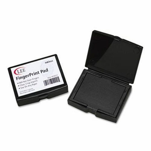 Lee Inkless Fingerprint Pad, 2 1/4 x 1 3/4, Black (LEE03027)