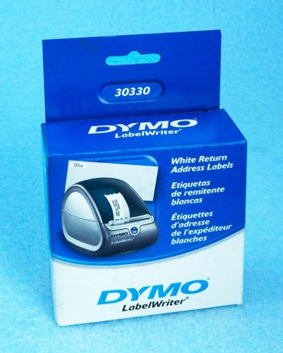 Dymo 30330 WHITE ADDRESS &amp; GENERAL PURPOSE LABELS - 3/4&#034; X 2&#034;, BOX of 500