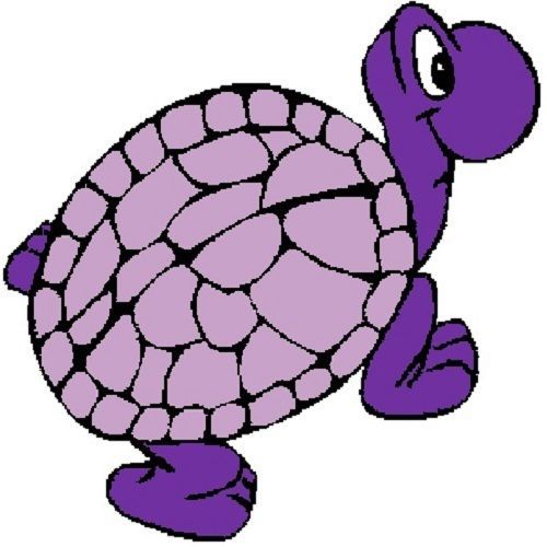 30 Custom Purple Turtle Personalized Address Labels