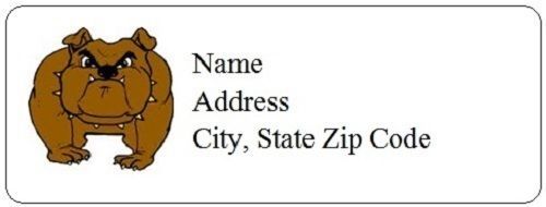 30 Personalized Cute Dog Return Address Labels Gift Favor Tags (dd19)