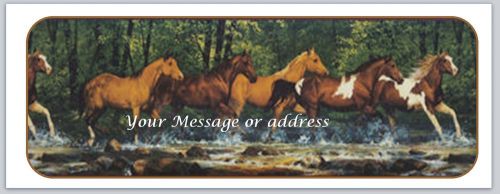 30 Horses Personalized Return Address Labels Buy 3 get 1 free (bo174)