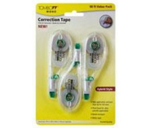Tombow mono correction tape hybrid style 3 count for sale
