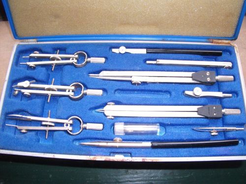 Alvin divider set no. 916 - complete in case 1970&#039;s vintage