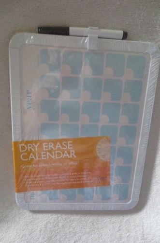 Vista Dry Erase Calendar Board 8.5in x 11in Grear for School,Home or Office New