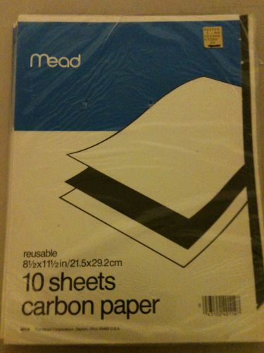 (7) MEAD CARBON PAPER 10 REUSABLE SHEETS IN EACH PACKAGE (70)