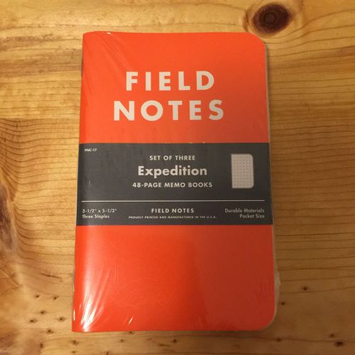 Field Notes Brand Expedition Sealed 3-Pack
