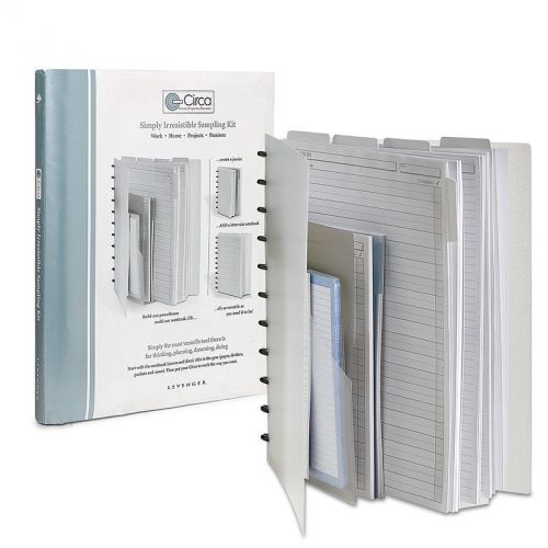 Levenger circa simply irresistible sampling kit (staples arc discbound notebook) for sale