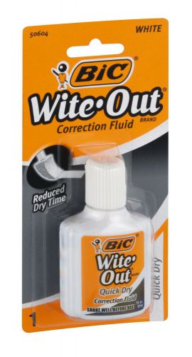 0.7 oz wite-out quick dry correction fluid with foam [set of 6] for sale