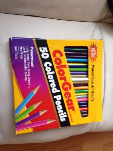 Pre-0wned RoseArt Colored Pencils, (49 Pencils - 1 Missing)