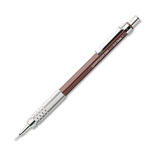 Pentel graphgear 500 pencil - 0.3 mm lead size - brown barrel - 1 each (pg523e) for sale