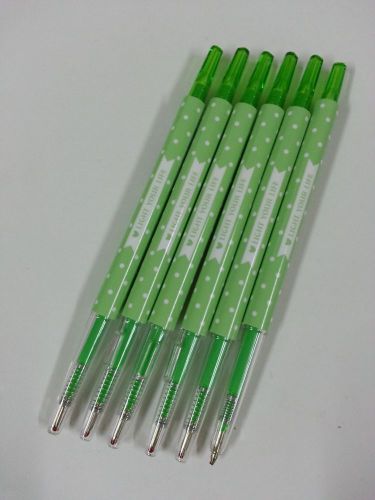 SHANGHAI W4201 Fluorescent color 0.8mm 6pcs GREEN ink Gel pen 6PCS