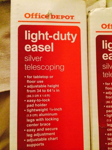 for Sale (2). 3-Leg Light Duty Aluminum Telescoping Easel Silver