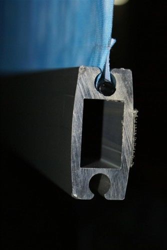 Aluminium keder profil im zuschnitt fur innen &amp; aussenwerbung, banner, messe uvm. for sale