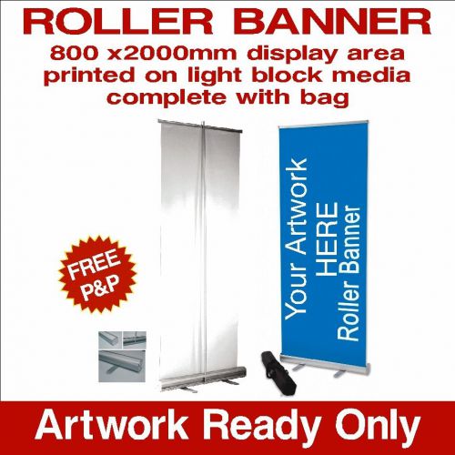 ROLLER BANNER Pop Up/ Roll Up /Pull up Exhibition Display Stand