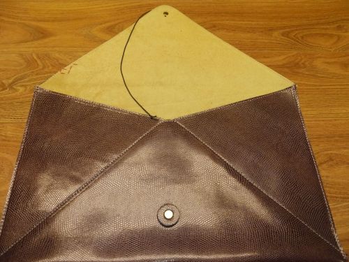 WIDE Lizard Leather Envelope Fine Quality  SPECIAL  For ( 3 ) PIECES