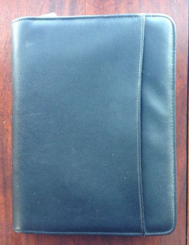 Day-Timer Leather Multi-Pocket 1&#034; Cover Desk Size