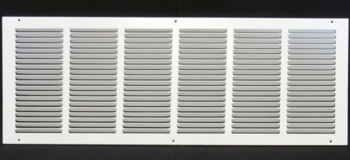 New 30&#034; x 10&#034; return grille - easy air flow - flat stamped face for sale